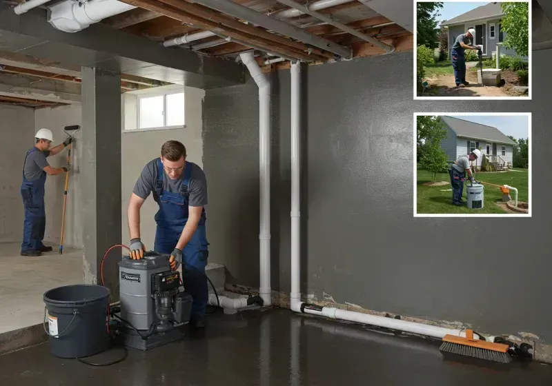 Basement Waterproofing and Flood Prevention process in West Orange, NJ